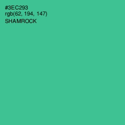 #3EC293 - Shamrock Color Image