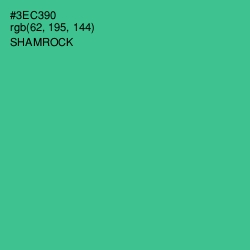 #3EC390 - Shamrock Color Image