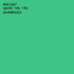 #3EC487 - Shamrock Color Image