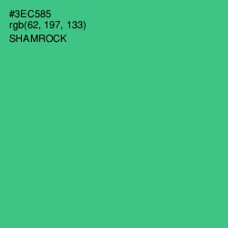 #3EC585 - Shamrock Color Image