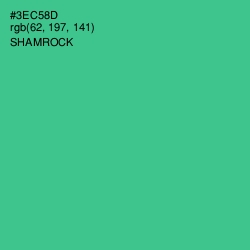 #3EC58D - Shamrock Color Image