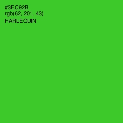 #3EC92B - Harlequin Color Image