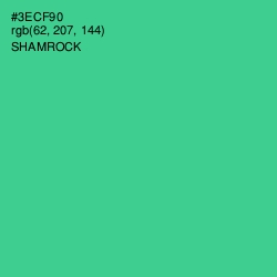 #3ECF90 - Shamrock Color Image