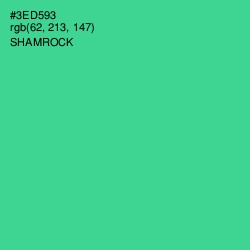 #3ED593 - Shamrock Color Image