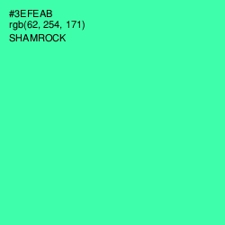 #3EFEAB - Shamrock Color Image