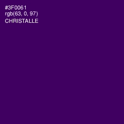 #3F0061 - Christalle Color Image