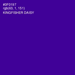 #3F0197 - Kingfisher Daisy Color Image