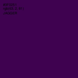 #3F0251 - Jagger Color Image