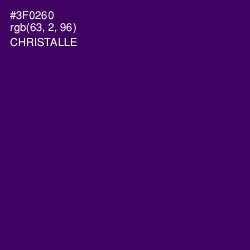 #3F0260 - Christalle Color Image