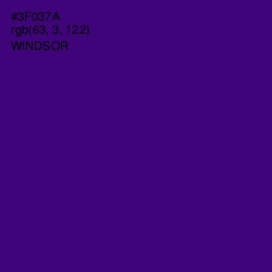 #3F037A - Windsor Color Image
