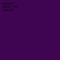 #3F0452 - Jagger Color Image