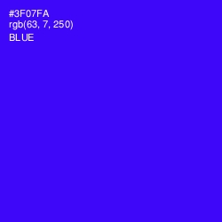 #3F07FA - Blue Color Image