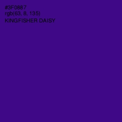 #3F0887 - Kingfisher Daisy Color Image