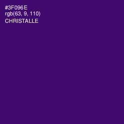 #3F096E - Christalle Color Image