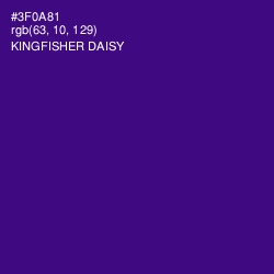 #3F0A81 - Kingfisher Daisy Color Image