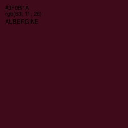 #3F0B1A - Aubergine Color Image