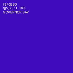 #3F0BBD - Governor Bay Color Image