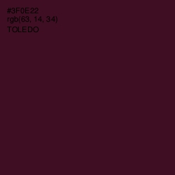 #3F0E22 - Toledo Color Image