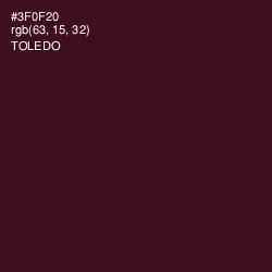 #3F0F20 - Toledo Color Image