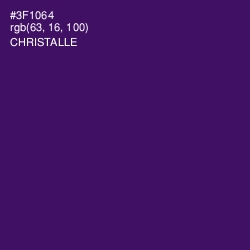 #3F1064 - Christalle Color Image