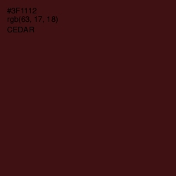 #3F1112 - Cedar Color Image