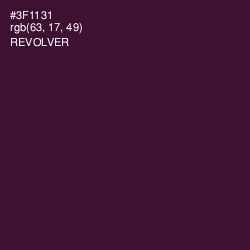 #3F1131 - Revolver Color Image