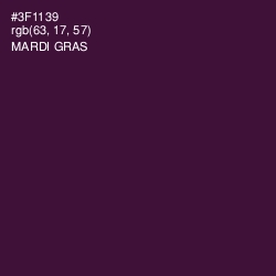 #3F1139 - Mardi Gras Color Image