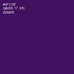 #3F115F - Grape Color Image