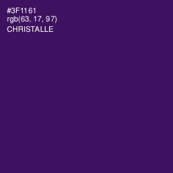 #3F1161 - Christalle Color Image