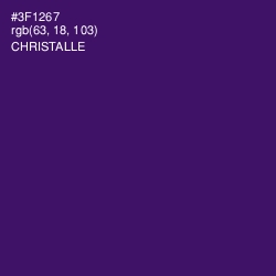 #3F1267 - Christalle Color Image