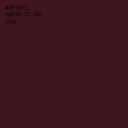 #3F151E - Jon Color Image