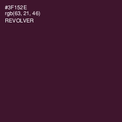 #3F152E - Revolver Color Image