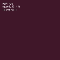 #3F1729 - Revolver Color Image