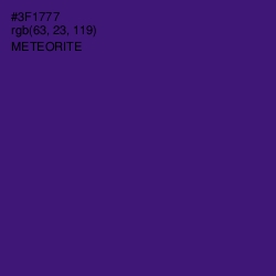 #3F1777 - Meteorite Color Image