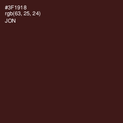 #3F1918 - Jon Color Image