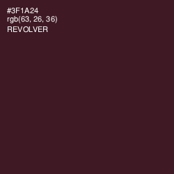 #3F1A24 - Revolver Color Image