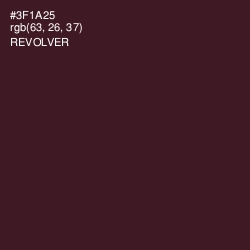#3F1A25 - Revolver Color Image