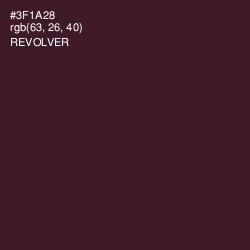 #3F1A28 - Revolver Color Image