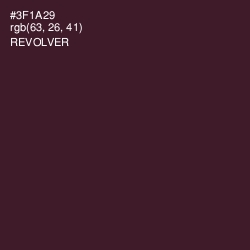 #3F1A29 - Revolver Color Image