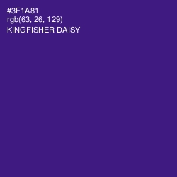 #3F1A81 - Kingfisher Daisy Color Image