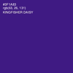 #3F1A83 - Kingfisher Daisy Color Image
