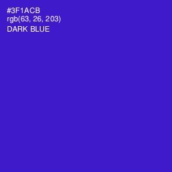 #3F1ACB - Dark Blue Color Image