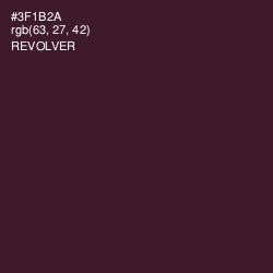 #3F1B2A - Revolver Color Image