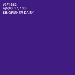 #3F1B82 - Kingfisher Daisy Color Image