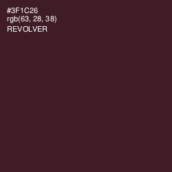 #3F1C26 - Revolver Color Image