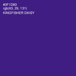 #3F1D83 - Kingfisher Daisy Color Image