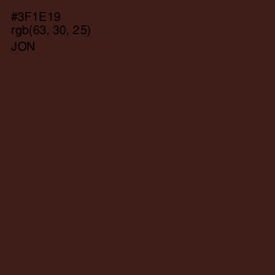 #3F1E19 - Jon Color Image