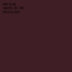 #3F1E26 - Revolver Color Image