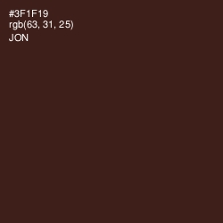 #3F1F19 - Jon Color Image