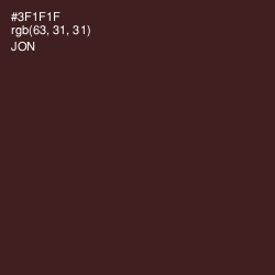 #3F1F1F - Jon Color Image
